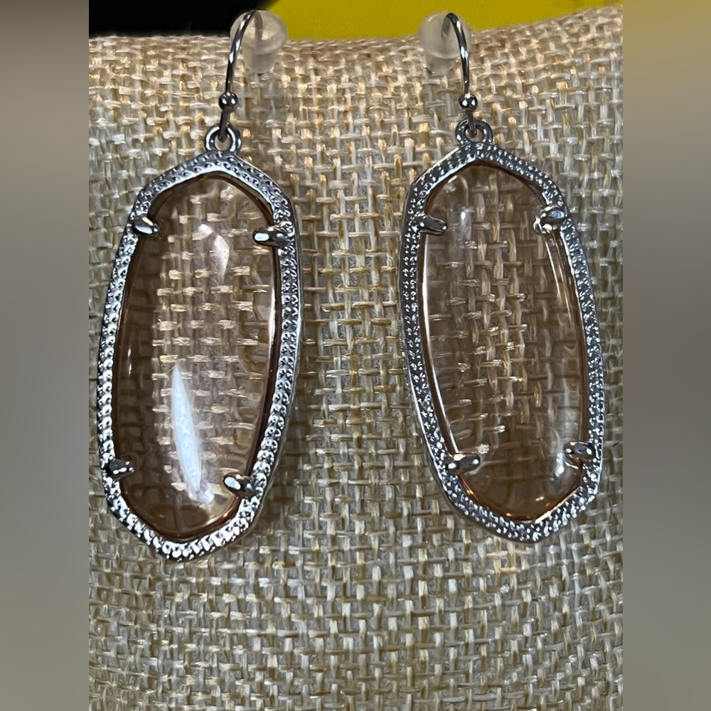 Kendra Scott Danielle Rayne Peach Cats Eye
